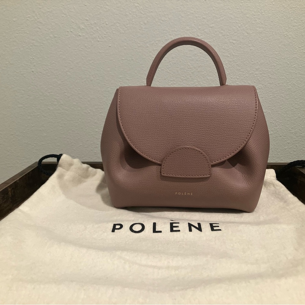 Polene Number One Nano Bag (Lilac)